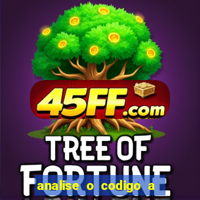analise o codigo a seguir 1 import javax.swing.joptionpane